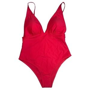 Red One-Piece Swimsuit